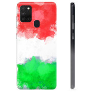 Coque Samsung Galaxy A21s en TPU - Drapeau Italien