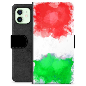 Étui Portefeuille Premium pour iPhone 12 - Drapeau Italien