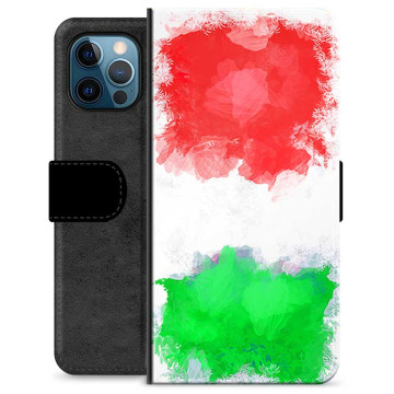 Étui Portefeuille Premium pour iPhone 12 Pro - Drapeau Italien