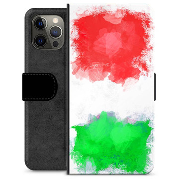 Étui Portefeuille Premium pour iPhone 12 Pro Max - Drapeau Italien