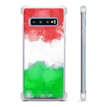 Coque Hybride Samsung Galaxy S10+ - Drapeau Italien