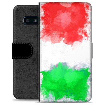 Étui Flip Premium Samsung Galaxy S10 - Drapeau Italien