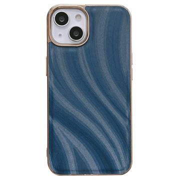 Coque iPhone 14 en TPU Revêtue Série Abstract - Noire