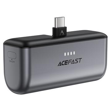 Acefast M9-5000 USB-C PD 20W Banque d\'alimentation à charge rapide 5000mAh - Noir