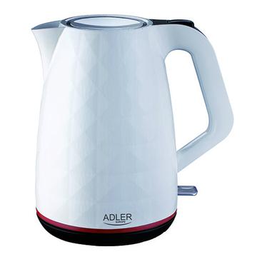 Adler AD 1277 Bouilloire en plastique 1.7l - Blanc