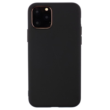 Coque iPhone 15 Pro Max en TPU Mate Anti-Empreintes - Noire