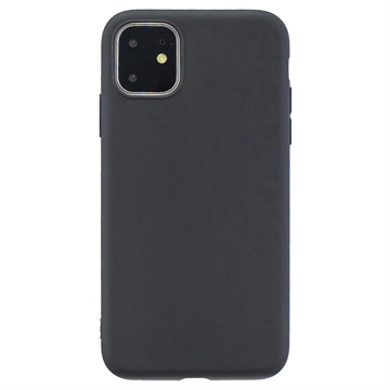 Coque iPhone 11 Pro Max en TPU Mate Anti-Empreintes - Noire