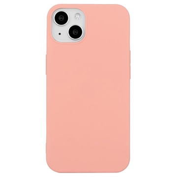 Coque iPhone 15 en TPU Mate Anti-Empreintes - Rose