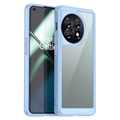 Coque Hybride OnePlus 11 Antichoc - Bleue / Transparente