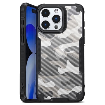 Coque Hybride iPhone 15 Pro Antichoc - Camouflage