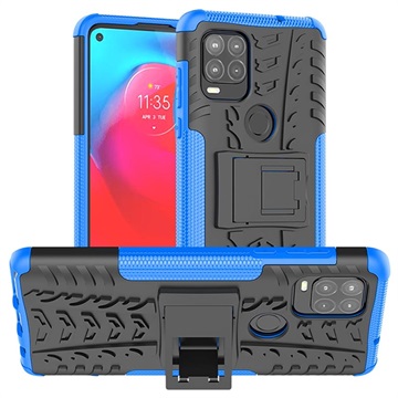 Coque Hybride Motorola Moto G Stylus 5G Antidérapante - Bleu / Noire