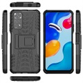 Coque Hybride Xiaomi Redmi Note 11/11S Antidérapante avec Béquille - Noire