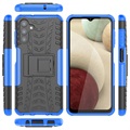 Coque Hybride Samsung Galaxy A13 5G Antidérapante avec Béquille - Bleu / Noir