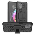 Coque Hybride Motorola Edge 20 Lite Antidérapante avec Béquille - Noire