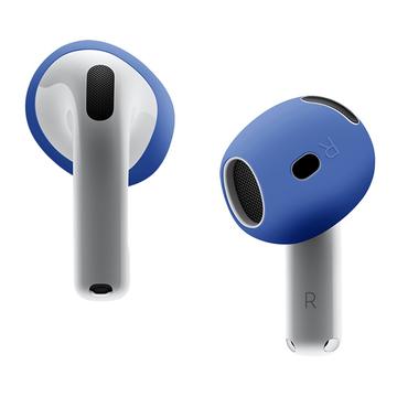 Couvre-oreillettes en silicone antidérapant pour AirPods 4 - Bleu