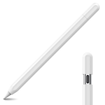 Étui en silicone pour Apple Pencil (USB-C) Ahastyle PT65-3 - Blanc