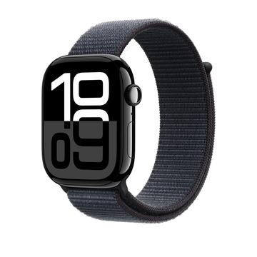 Apple Watch 10 GPS MWWR3QN/A - Aluminium, boucle sport en encre, 46mm - Noir de jais