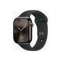 Apple Watch 10 LTE MWY33QN/A - Aluminium, bracelet sport noir, S/M, 46mm - Noir de jais