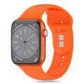 Bracelet en silicone Tech-Protect pour Apple Watch Series 10/9/8/7/6/SE - 40mm/41mm/42mm - Orange vif