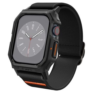 Bracelet Apple Watch Series 10 avec étui Spigen Lite Fit Pro - 46mm - Noir