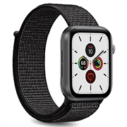 Apple Watch Series 9/8/SE (2022)/7/SE/6/5/4/3/2/1 Bracelet sport en nylon Puro - 41mm/40mm/38mm - Noir