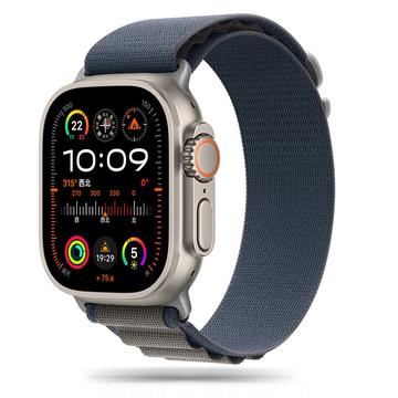 Bracelet Apple Watch Series Ultra 2/Ultra/10/9/8/SE (2022)/7/SE/6/5/4/3/2/1 Tech-Protect Nylon Pro - 49mm/46mm/45mm/44mm/42mm - Marine / Gris