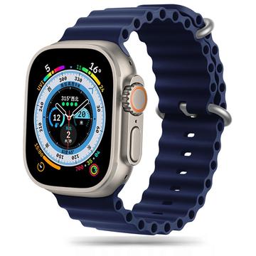 Bracelet en TPU Apple Watch Ultra 2/Ultra/9/8/SE (2022)/7/SE/6/5/4 - Tech-Protect Iconband Pro - 49mm/45mm/44mm/42mm - Bleu Minuit