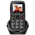 Artfone C1+ Téléphone pour Seniors avec SOS - Double SIM - Gris