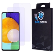 Protection d'écran Samsung Galaxy A52/A52 5G/A52s 5G en verre trempé BlueDefend Anti-Blue Light - 2 Pcs.