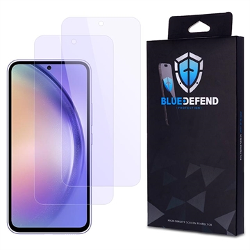 Protection d\'écran Samsung Galaxy A54 5G en verre trempé BlueDefend Anti-Blue Light - 2 Pcs.