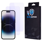 Protection d'écran iPhone 14 Pro Max en verre trempé BlueDefend Anti-Blue Light - 2 Pcs.