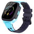 C1 1.3" Square Screen 4G Kids Smart Watch Support Video Call Position Tracker - Blue