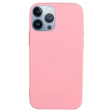 Coque iPhone 14 Pro en TPU - Série Candy Color - Rose