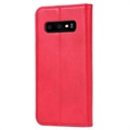 Étui Portefeuille Samsung Galaxy S10e - Série Card Set - Rouge