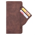 Étui Portefeuille HTC Desire 22 Pro - Série Cardholder - Marron