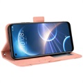 Étui Portefeuille HTC Desire 22 Pro - Série Cardholder - Rose