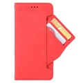 Étui Portefeuille HTC Desire 22 Pro - Série Cardholder - Rouge