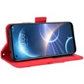 Étui Portefeuille HTC Desire 22 Pro - Série Cardholder - Rouge