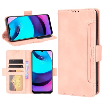 Étui Portefeuille Motorola Moto E20 - Série Cardholder - Rose