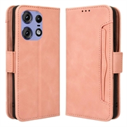 Étui Portefeuille Motorola Edge 50 Pro - Série Cardholder - Rose