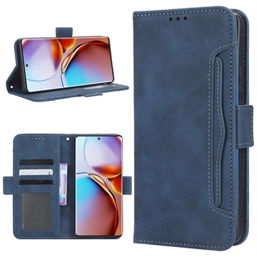 Étui Portefeuille Motorola Edge 40 Pro/Edge+ (2023) - Série Cardholder (Emballage ouvert - Satisfaisant Bulk) - Bleu