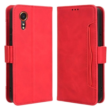 Étui Portefeuille Samsung Galaxy Xcover7 - Série Cardholder - Rouge