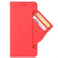 Étui Portefeuille Motorola Moto G22 - Série Cardholder - Rouge