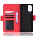 Étui Portefeuille Motorola Moto G22 - Série Cardholder - Rouge