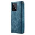 Étui Portefeuille Samsung Galaxy A53 5G Multifonctionnel Caseme C30 - Bleu