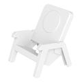 Support de recharge sans fil et amplificateur de son pour chaise - 15W - Blanc