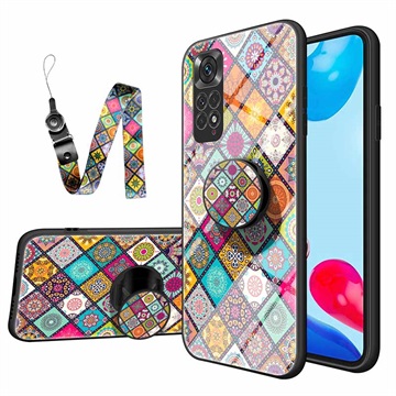 Coque Hybride Xiaomi Redmi Note 11/11S Checkered Pattern - Mandala Coloré