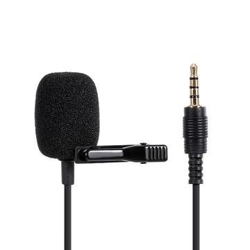 Microphone de Lavalier à pince / Microphone à condensateur omnidirectionnel pour YouTube