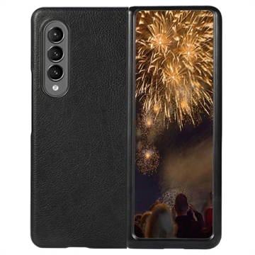 Coque Hybride Samsung Galaxy Z Fold4 Revêtu - Noire