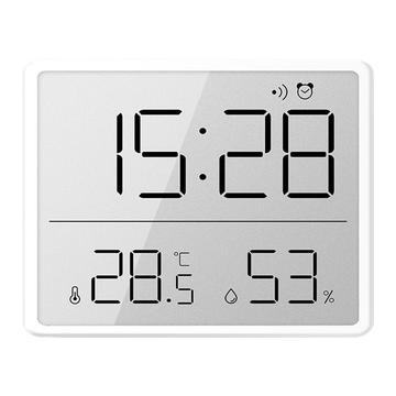 Réveil numérique / Horloge électrique LCD - Calendrier, affichage de la température et de l\'humidité